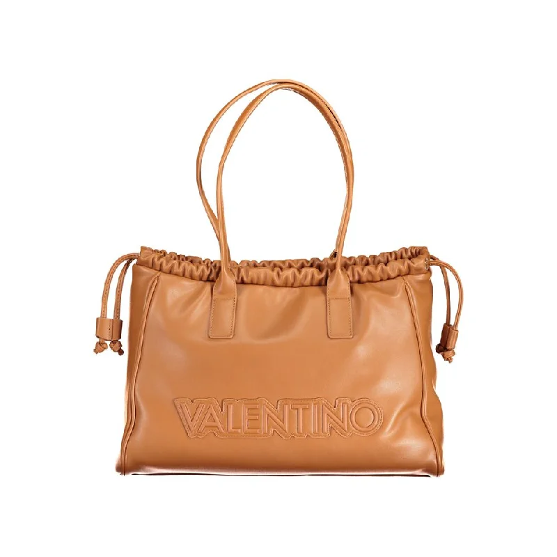 Valentino Bags Brown Polyethylene Handbag