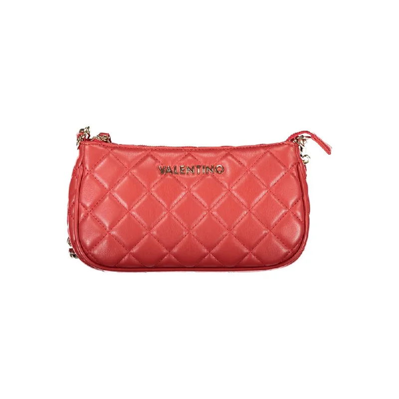 Valentino Bags Red Polyethylene Handbag