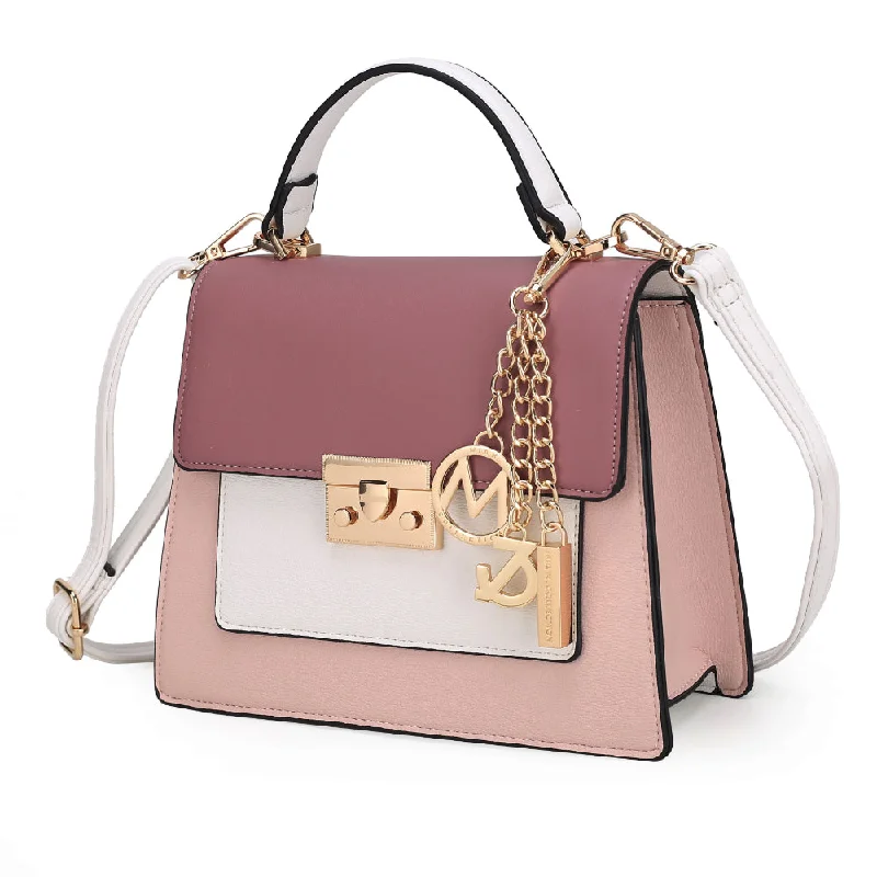 Quinzel Color-Block Shoulder Handbag