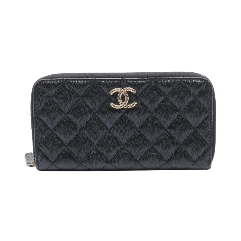 Chanel Matelassé  Leather Wallet  (Pre-Owned)