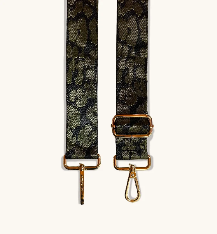 Olive Green Cheetah Strap