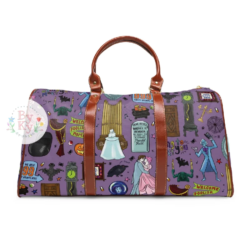 PREORDER: Haunted Mansion Waterproof Duffle Bag