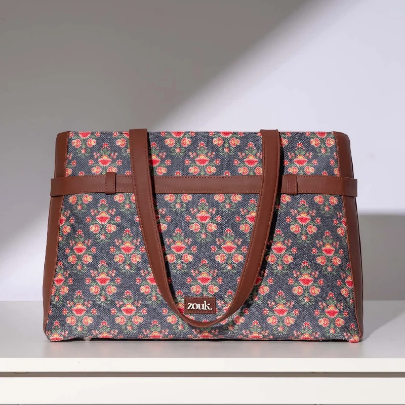 Mughal Garden Print Statement Office Bag